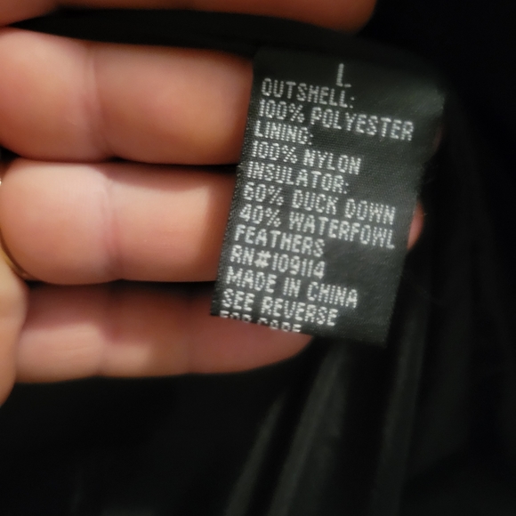 SHADY LTD Down Puffer Black Jacket Men’s Size Large EXCELLENT CONDITION! - Picture 7 of 7